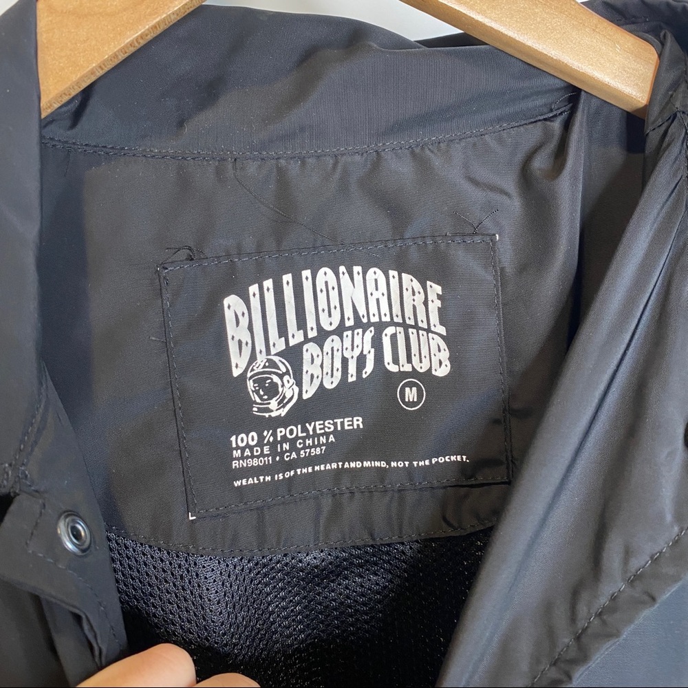 Billionaire Boys Club Black Windbreaker Jacket - Picture 7 of 8